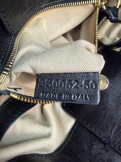 Vintage Chloé Handtasche schwarz / Gold