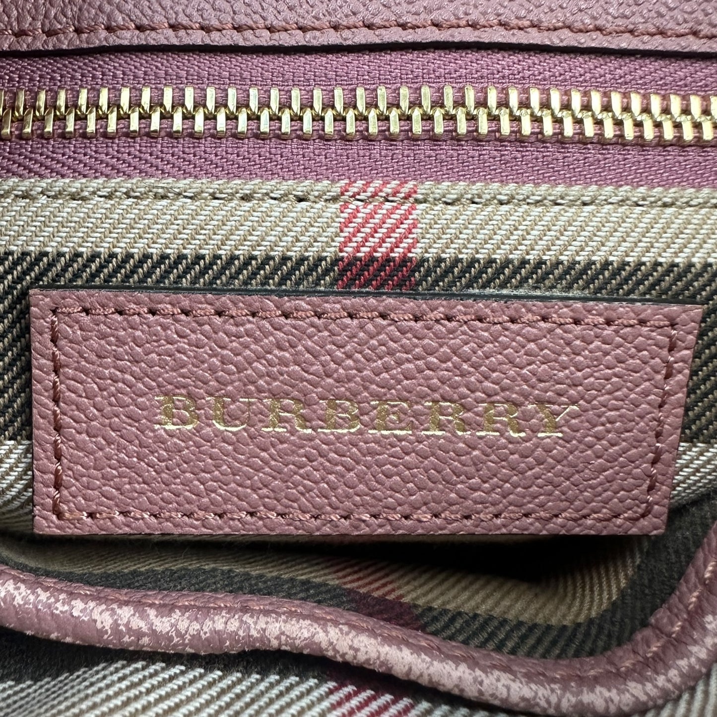 Burberry Hand- Umhängetasche rosa