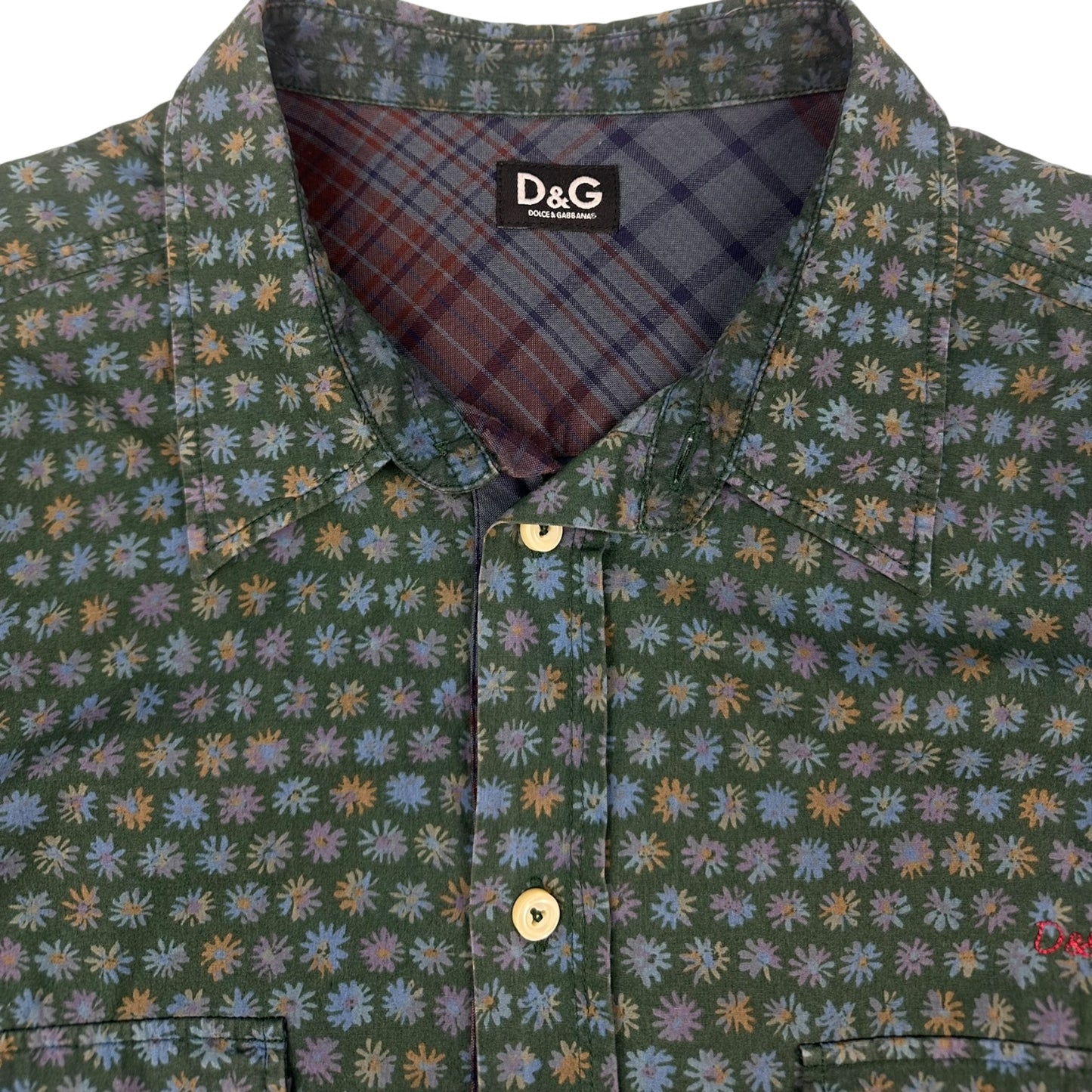 Vintage Dolce & Gabbana Polohemd grün L