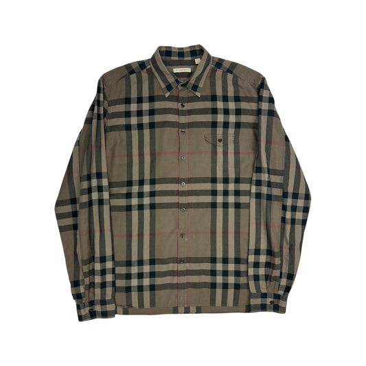 Vintage Burberry Hemd braun XL