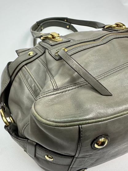 Vintage Coach Handtasche grau