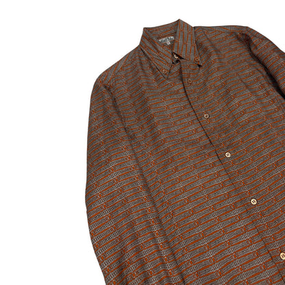 Vintage Hermes Hemd orange Gr. M