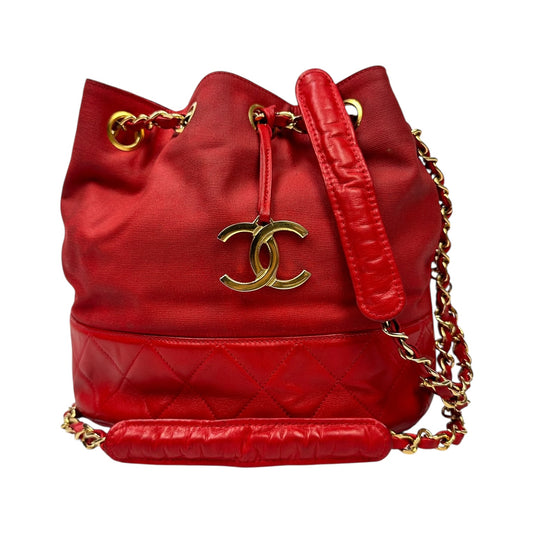 Vintage Chanel Handtasche rot