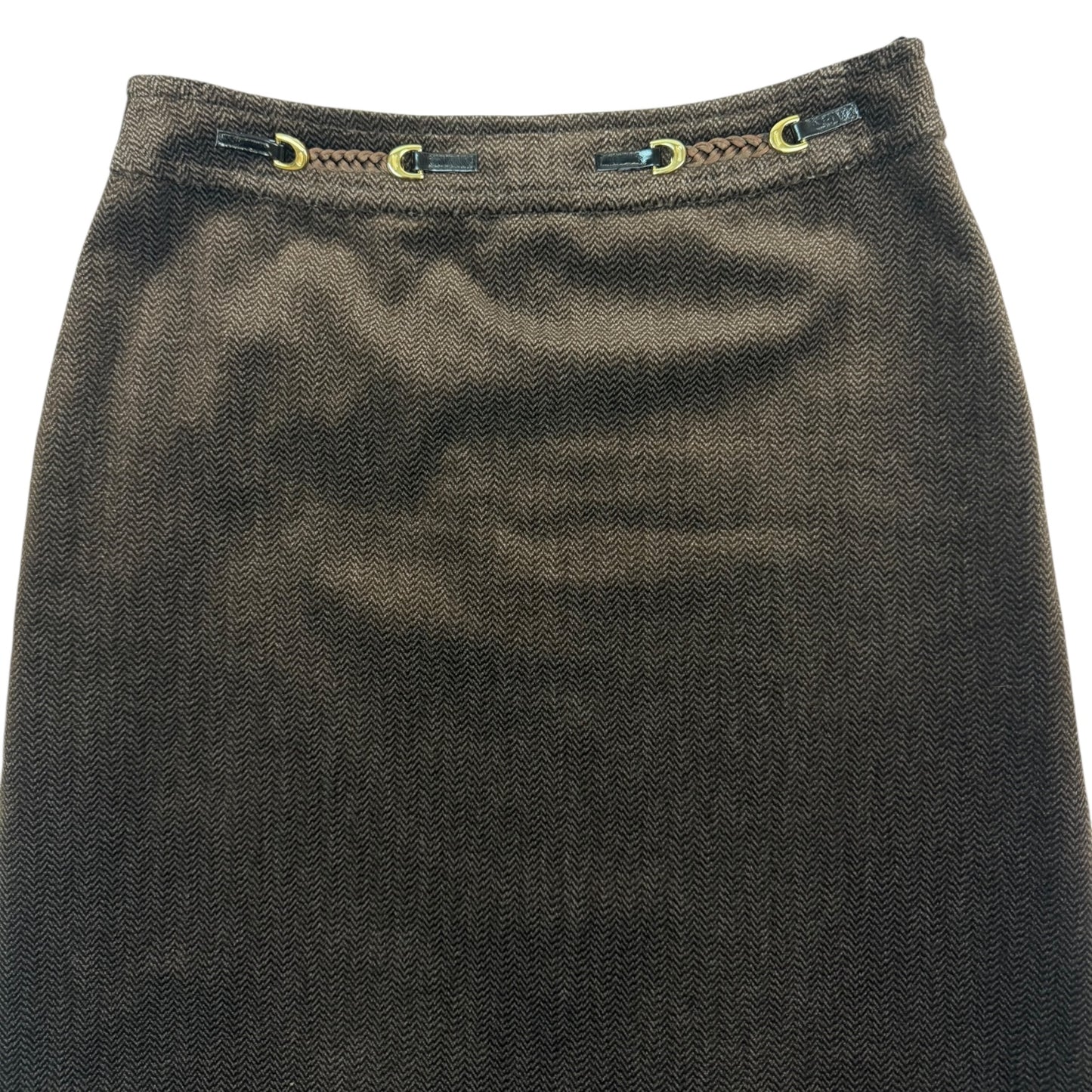 Vintage Celine Anzugsrock braun 40