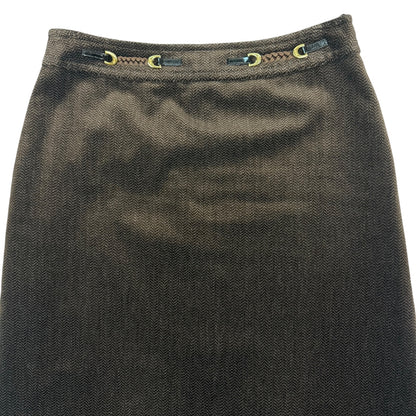 Vintage Celine Anzugsrock braun 40