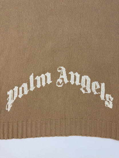 Palm Angels Pullover braun / weiß Gr. XXL