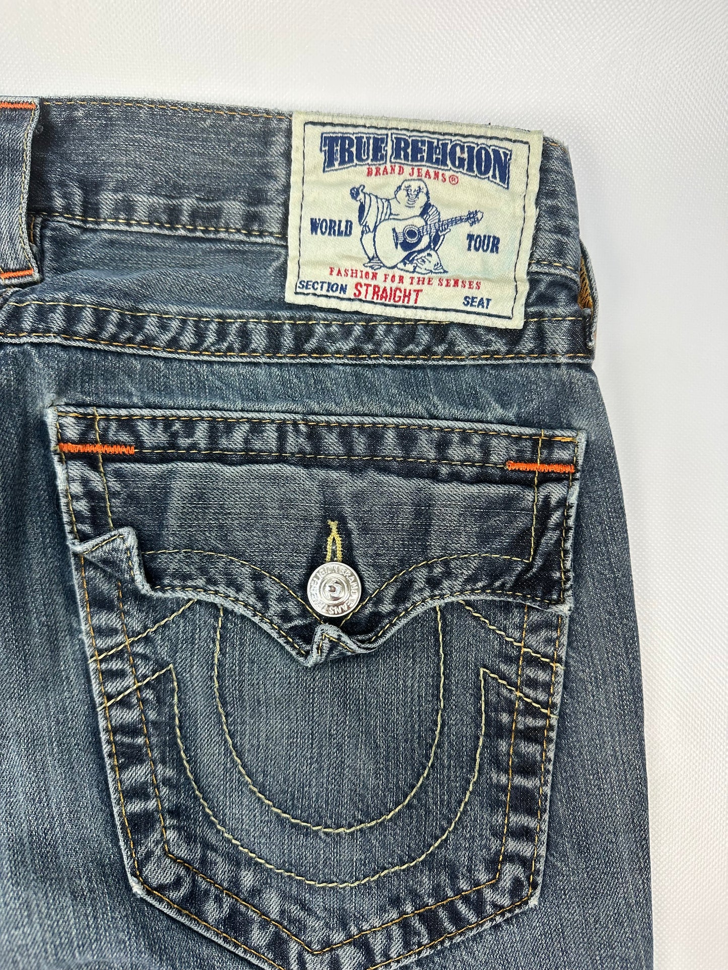 Vintage True Religion Jeanshose blau Gr. 32