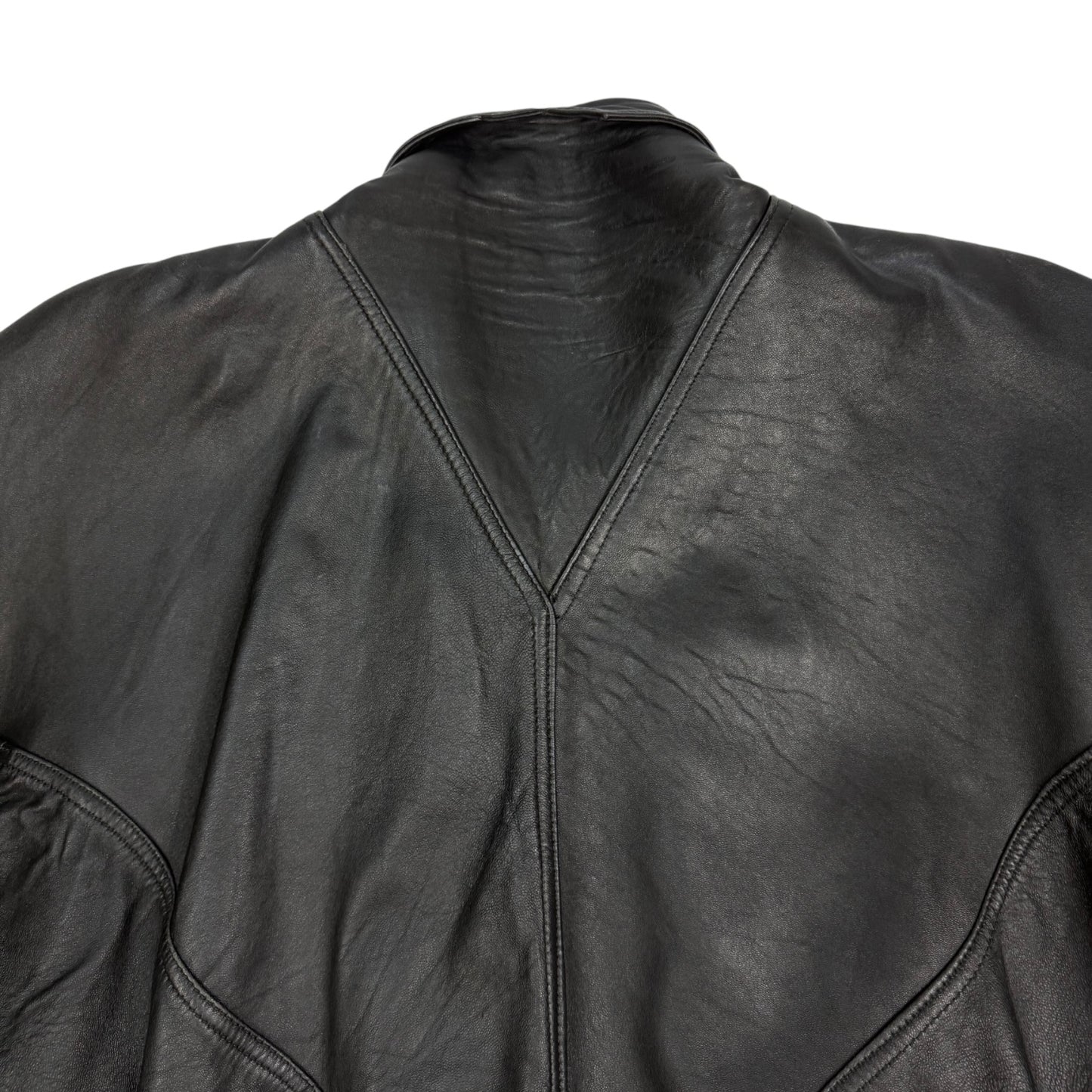 Vintage Andrea Cremato Lederjacke schwarz M