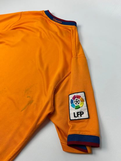 Vintage Nike Barcelona Fußballtrikot orange M