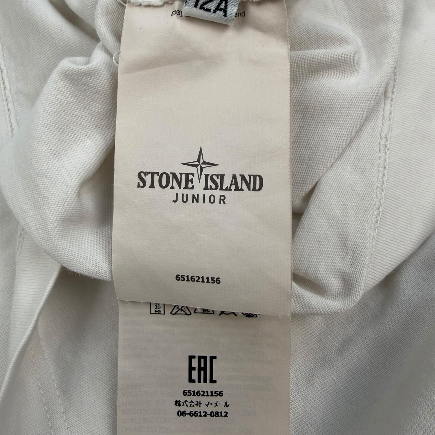 Stone Island Longsleeve weiß Gr. 12A