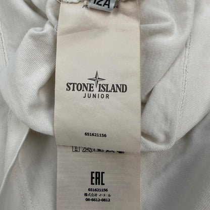 Stone Island Longsleeve weiß Gr. 12A