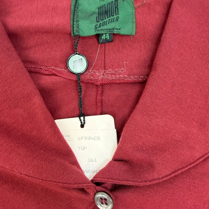 Vintage Junior Gaultier Oberteil rot Dead Stock Gr. 44