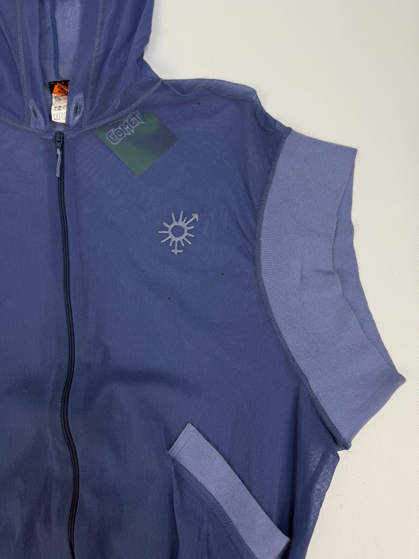 Vintage Jean Paul Gaultier Soleil Top/Jacke blau Gr. M