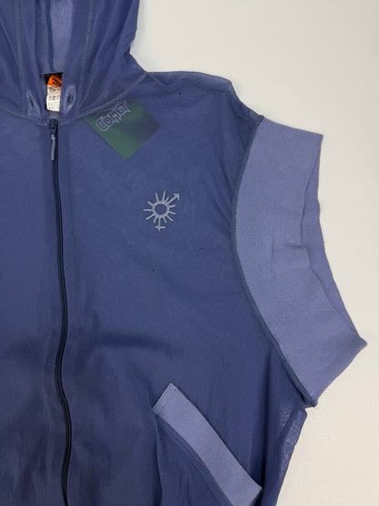 Vintage Jean Paul Gaultier Soleil Top/Jacke blau Gr. M