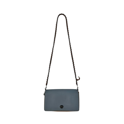 Vintage Coach Umhängetasche blau