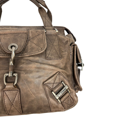 Vintage Christian Dior Rebelle Handtasche braun