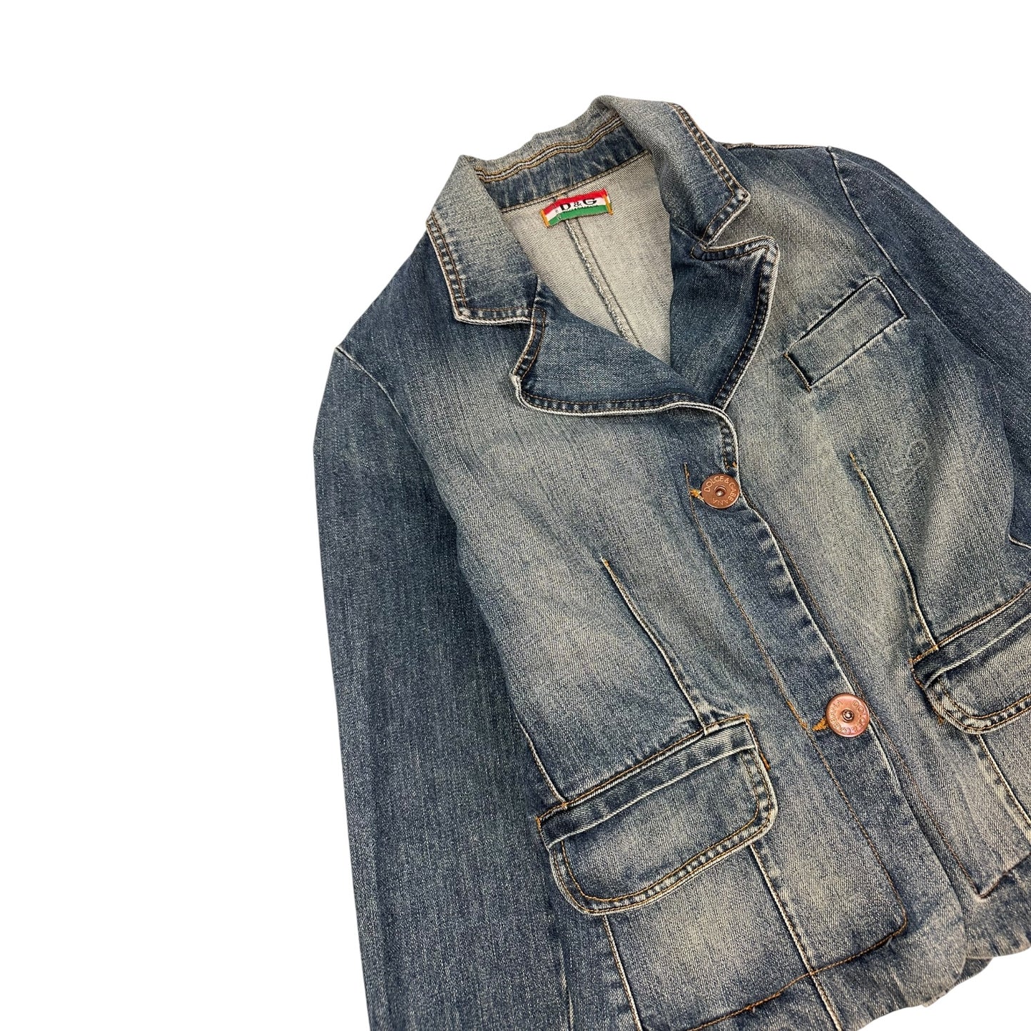 Vintage Dolce & Gabbana Jeansjacke hellblau M