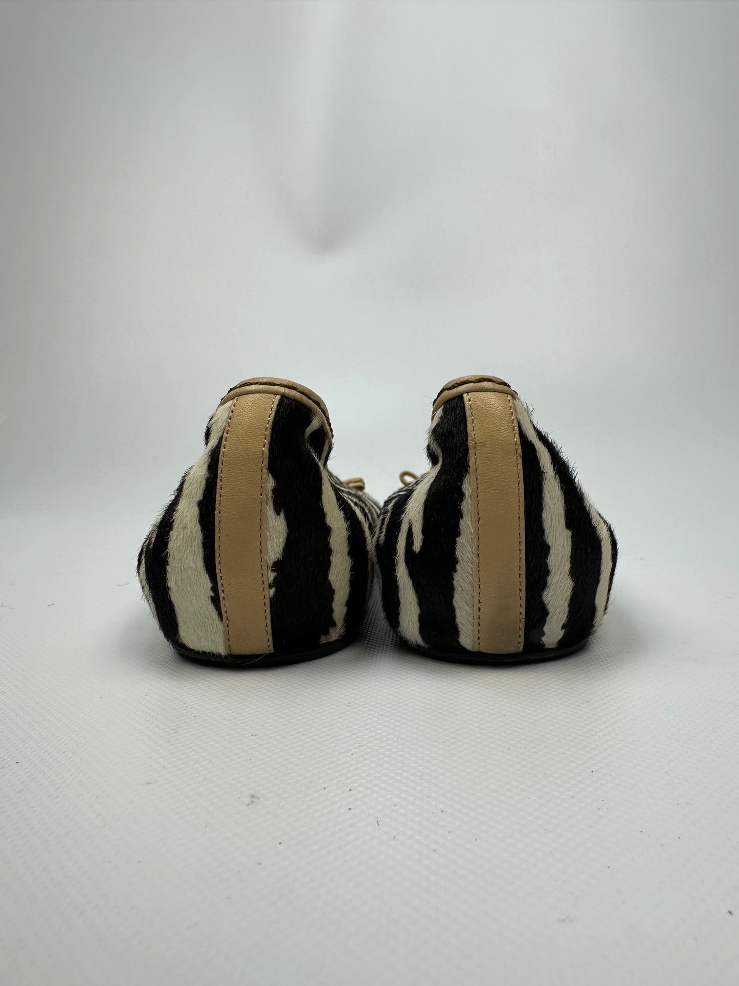 Vintage Gucci Ballerinas schwarz/weiß Gr. 38