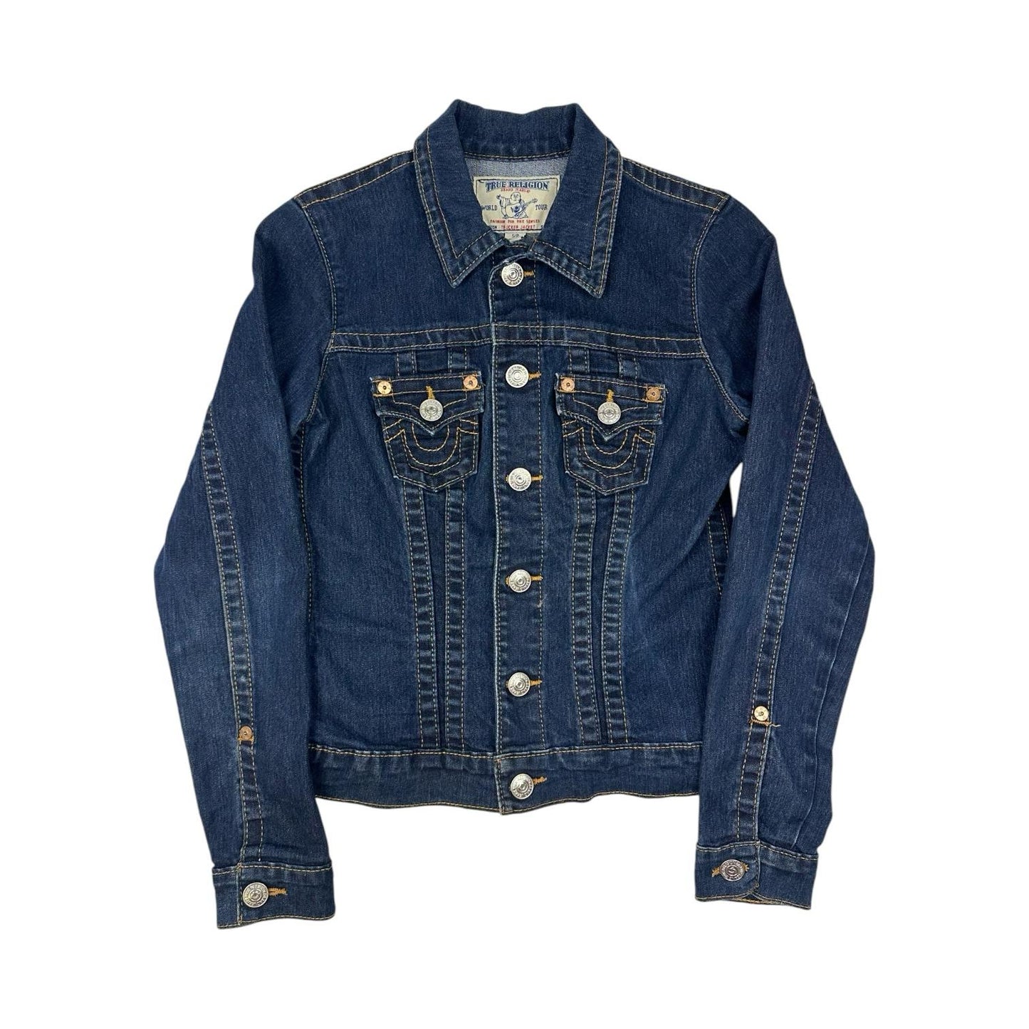 Vintage True Religion denim jacket blue S