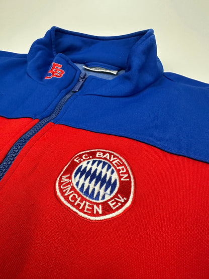 Vintage Adidas F.C. Bayern München Trackjacket blau/rot Gr. L
