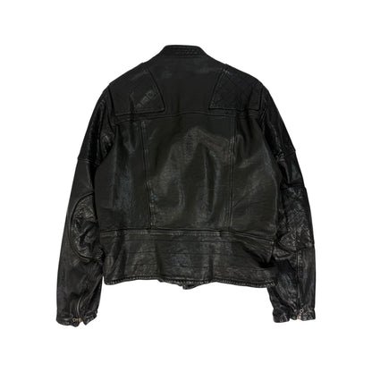 Vintage Neil Barrett Lederjacke schwarz Gr. XL