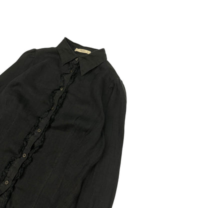 Vintage Prada Bluse schwarz 38