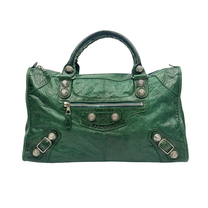 Vintage Balenciaga City bag grün