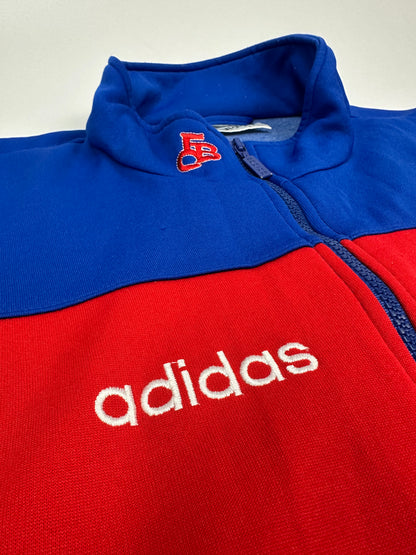 Vintage Adidas F.C. Bayern München Trackjacket blau/rot Gr. L