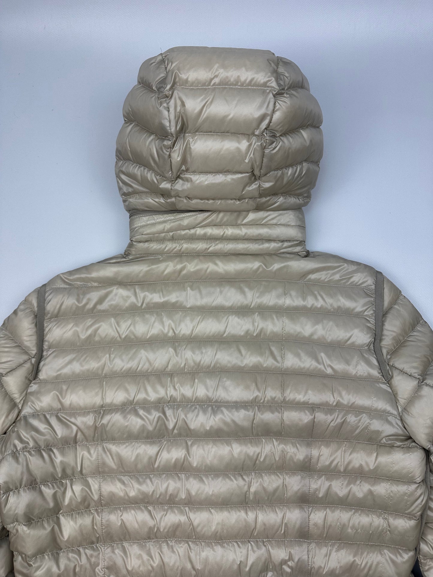 Vintage Moncler Jacke creme Damen XL (5)