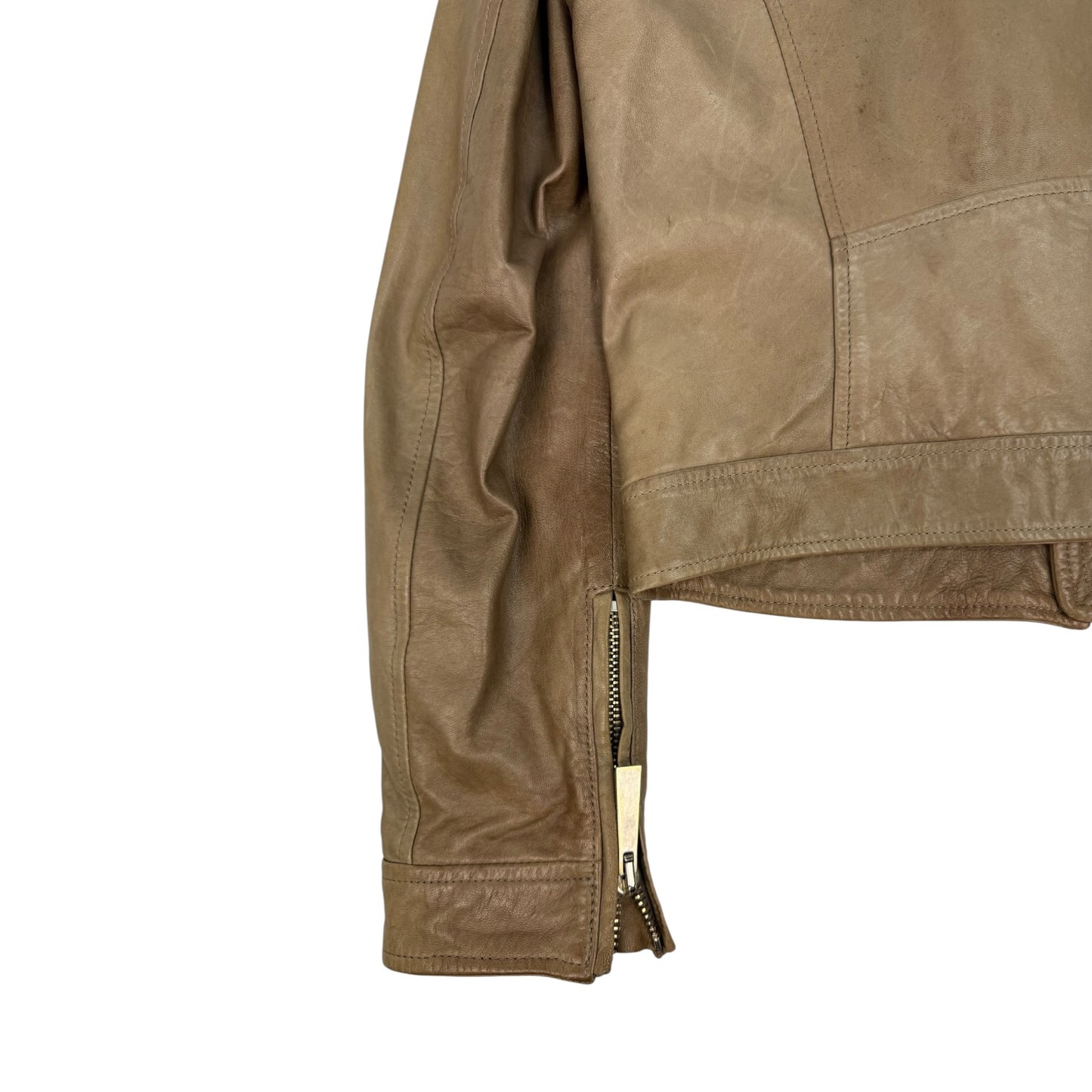 Vintage Just Cavalli Lederjacke braun Gr. 48