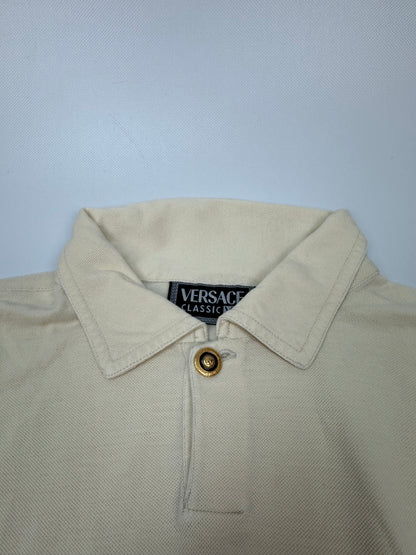 Versace Polo Hemd beige Gr. L/XL