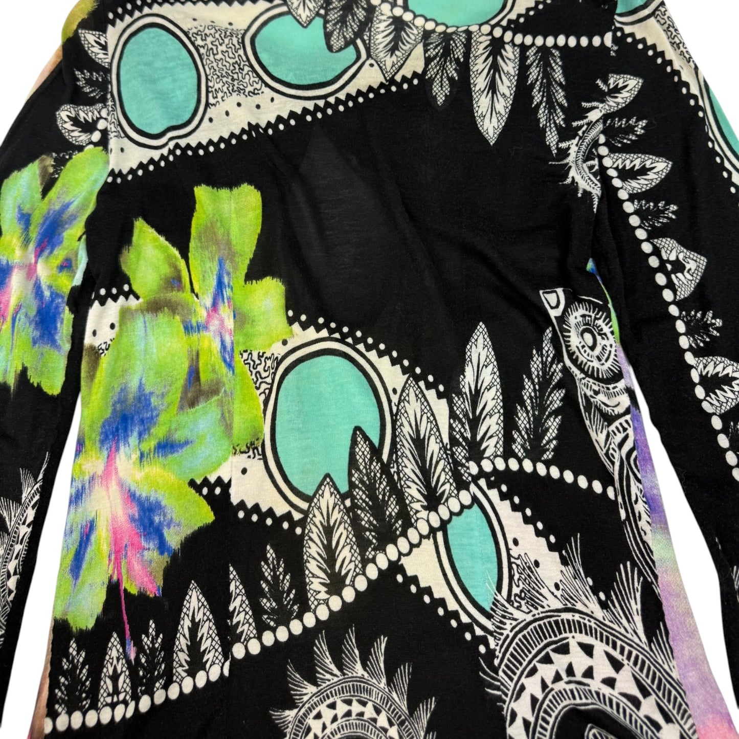 Vintage Class Cavalli Set ( Rock & Top) schwarz / bunt Gr. M