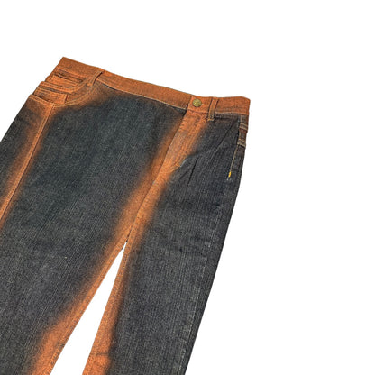 Vintage Just Cavalli Jeans Rock blau / bronze 44