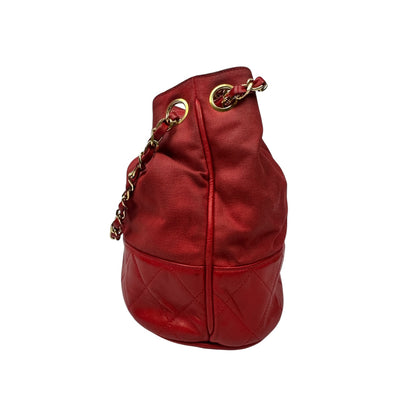 Vintage Chanel Handtasche rot