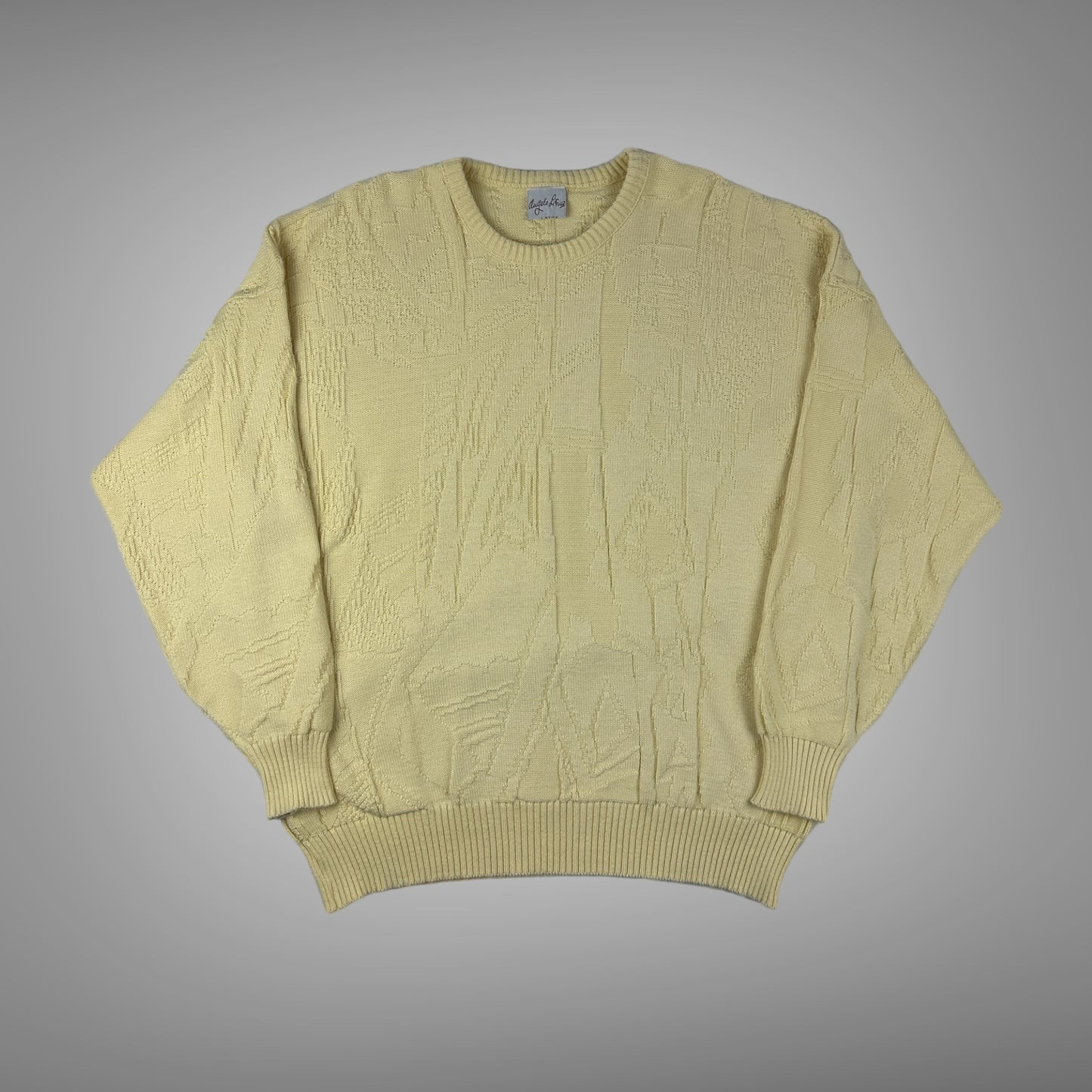 Vintage Angelo Litrico Pullover gelb L