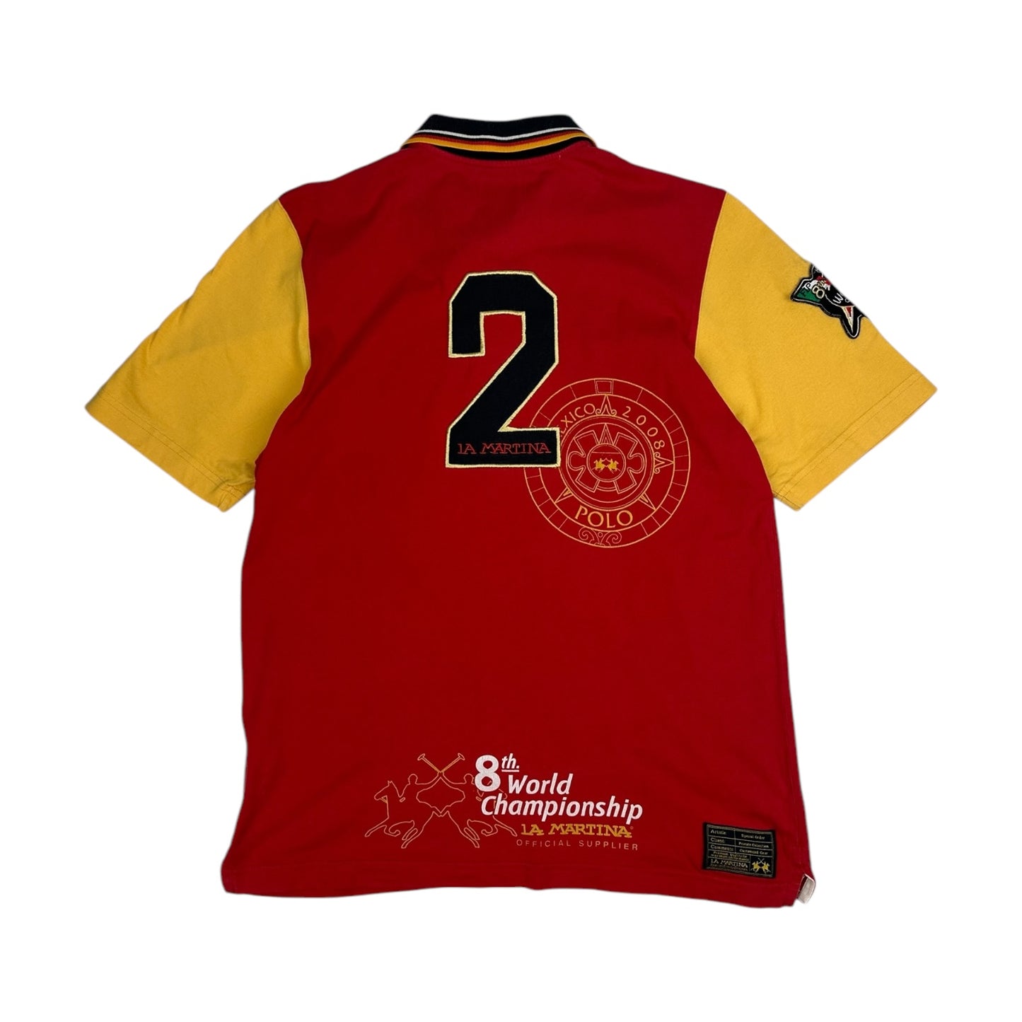 Vintage La Martina Espana Polo Shirt rot XXL