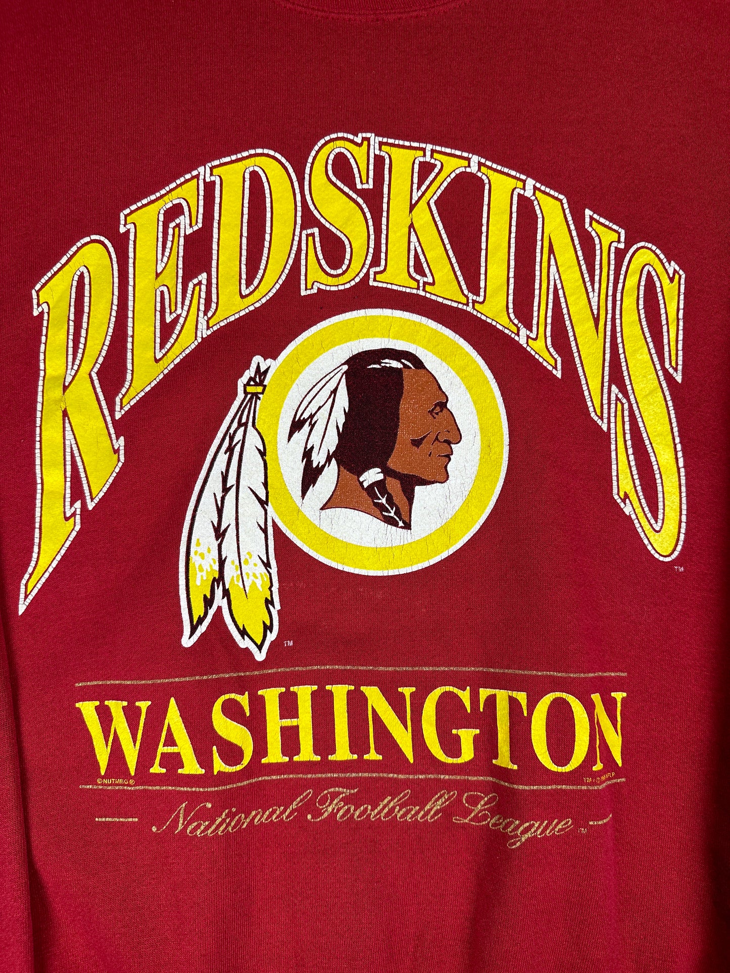 Vintage Lee Washington Redskins sweater red M
