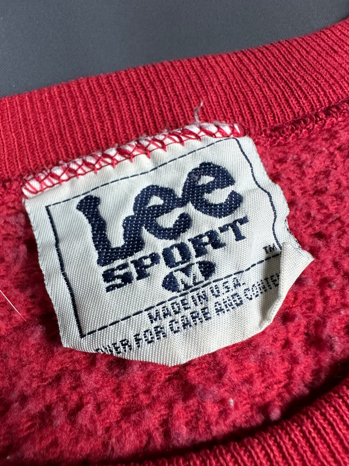Vintage Lee Washington Redskins sweater red M