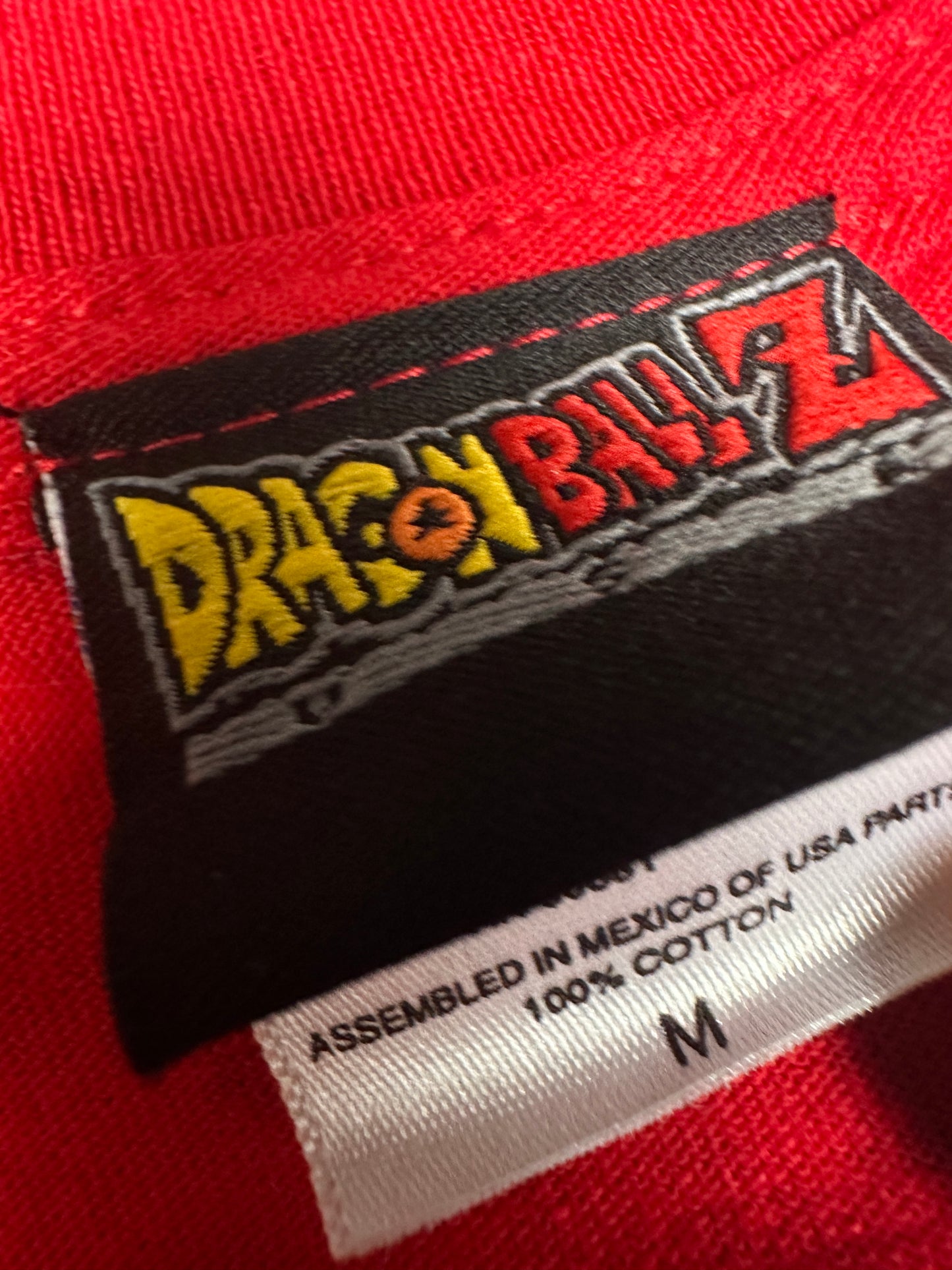 Vintage Dragonball Z Vegeta T-Shirt red M