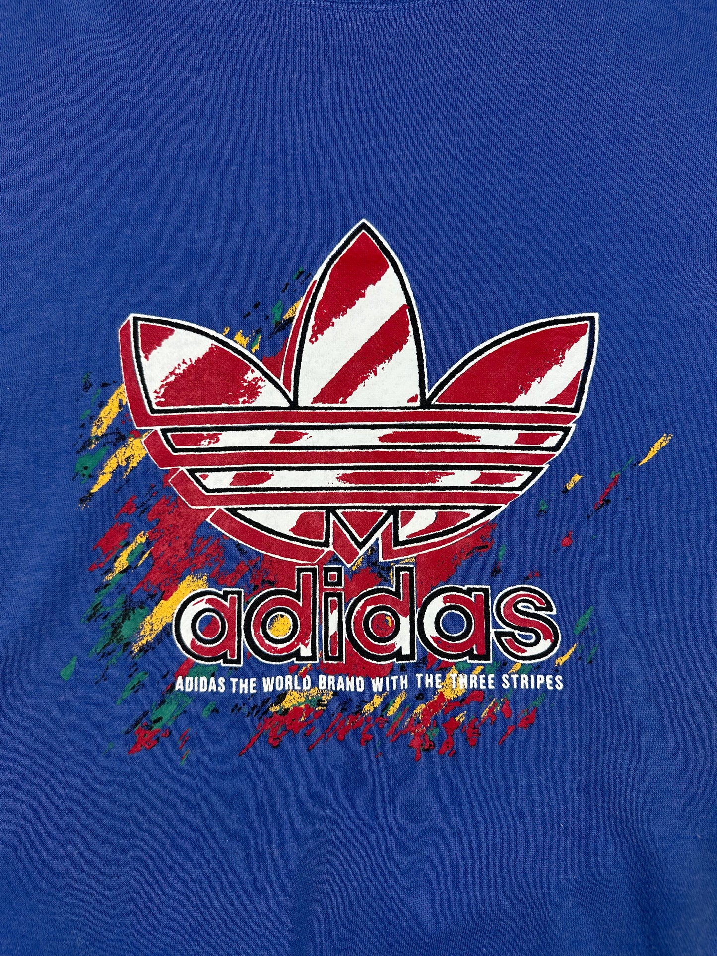 Vintage Adidas sweater blue XL