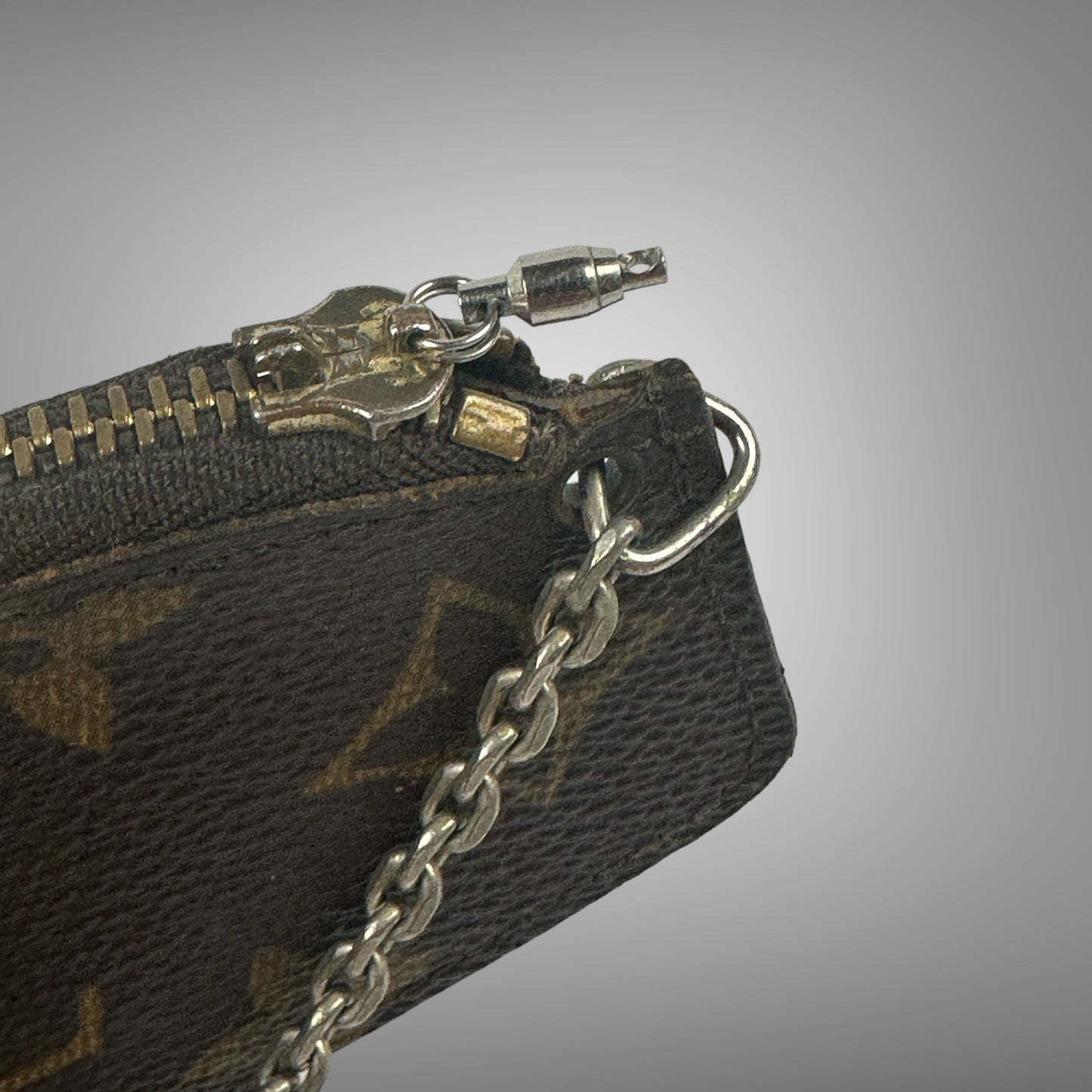 Vintage Louis Vuitton Keychain Monogramm braun