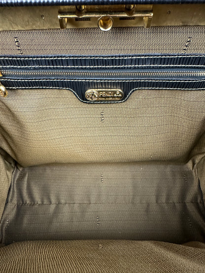 Vintage Fendi Zucca handbag brown