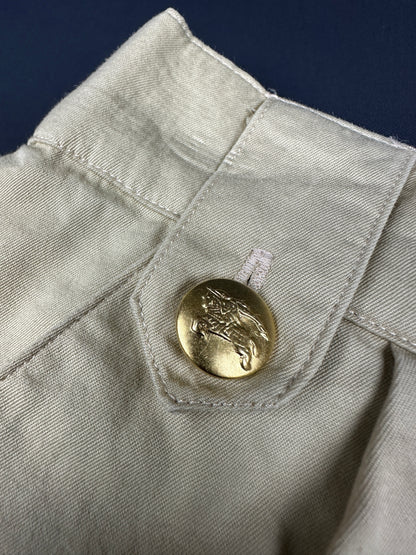 Vintage Burberrys shorts beige women's 38