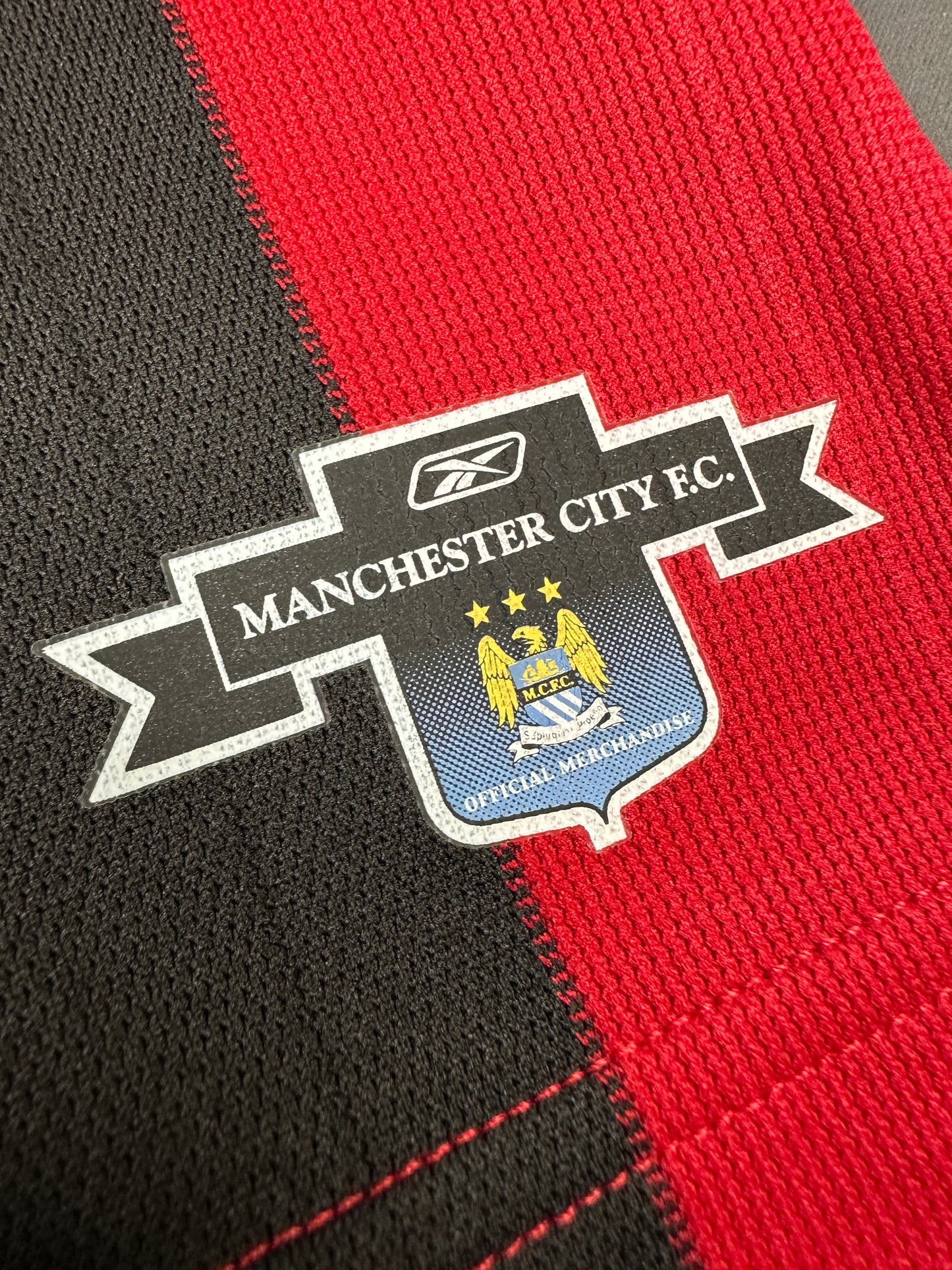Vintage Manchester City Trikot rot XL