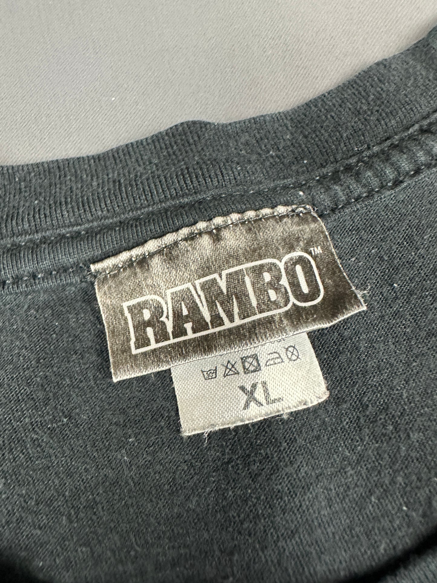 Vintage Rambo 3 T-Shirt schwarz XL