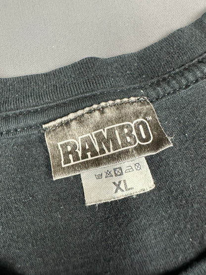 Vintage Rambo 3 T-Shirt schwarz XL
