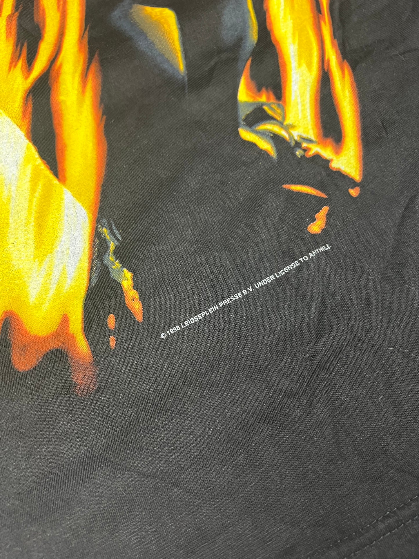 Vintage ACDC Bonfire T-Shirt schwarz XL