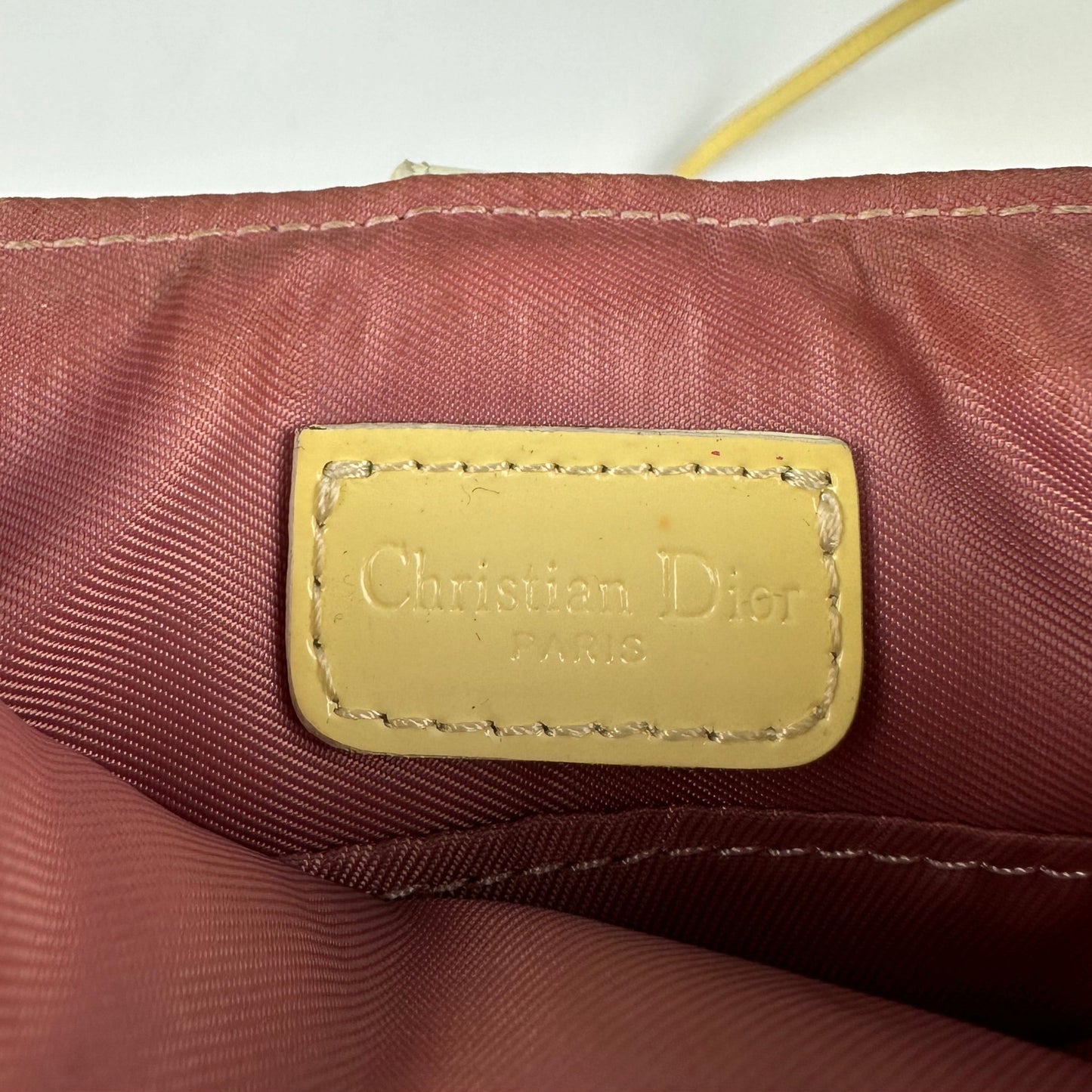 Vintage Christian Dior Monogramm Crossbody Tasche pink