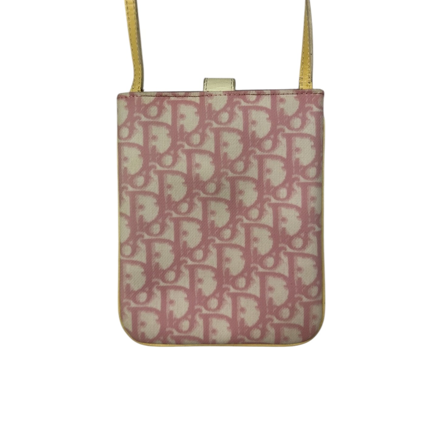Vintage Christian Dior Monogramm Crossbody Tasche pink