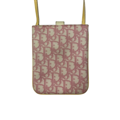 Vintage Christian Dior Monogramm Crossbody Tasche pink
